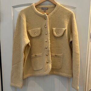 J. Crew Tan Textured Button-Up Jacket
